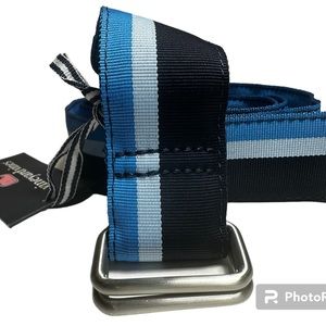 VINEYARD VINES MEN'S MULTI STRIPE D-RING BELT.NWT.SZ.L.MSRP$49.50
